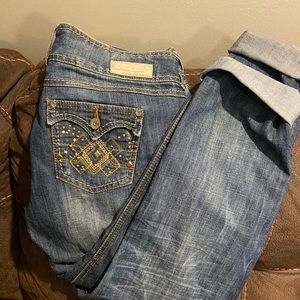 Almost famous ankle cuff jeans